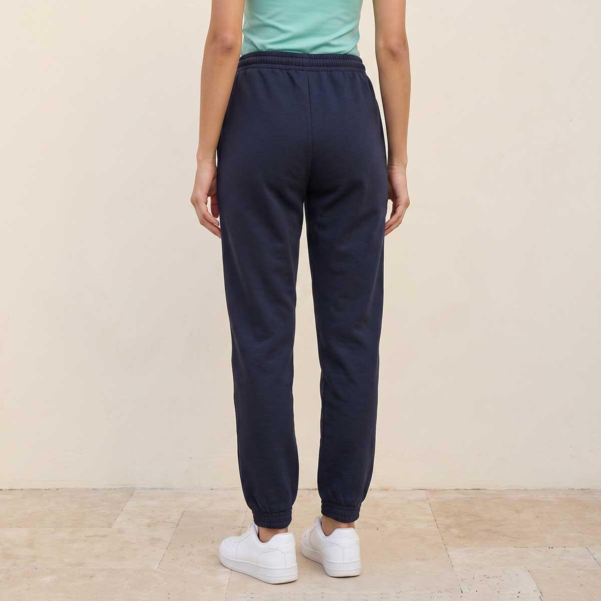 Splash Basic Regular Fit Flexi Waist Joggers-women-clothing-bottoms-joggers-image-4