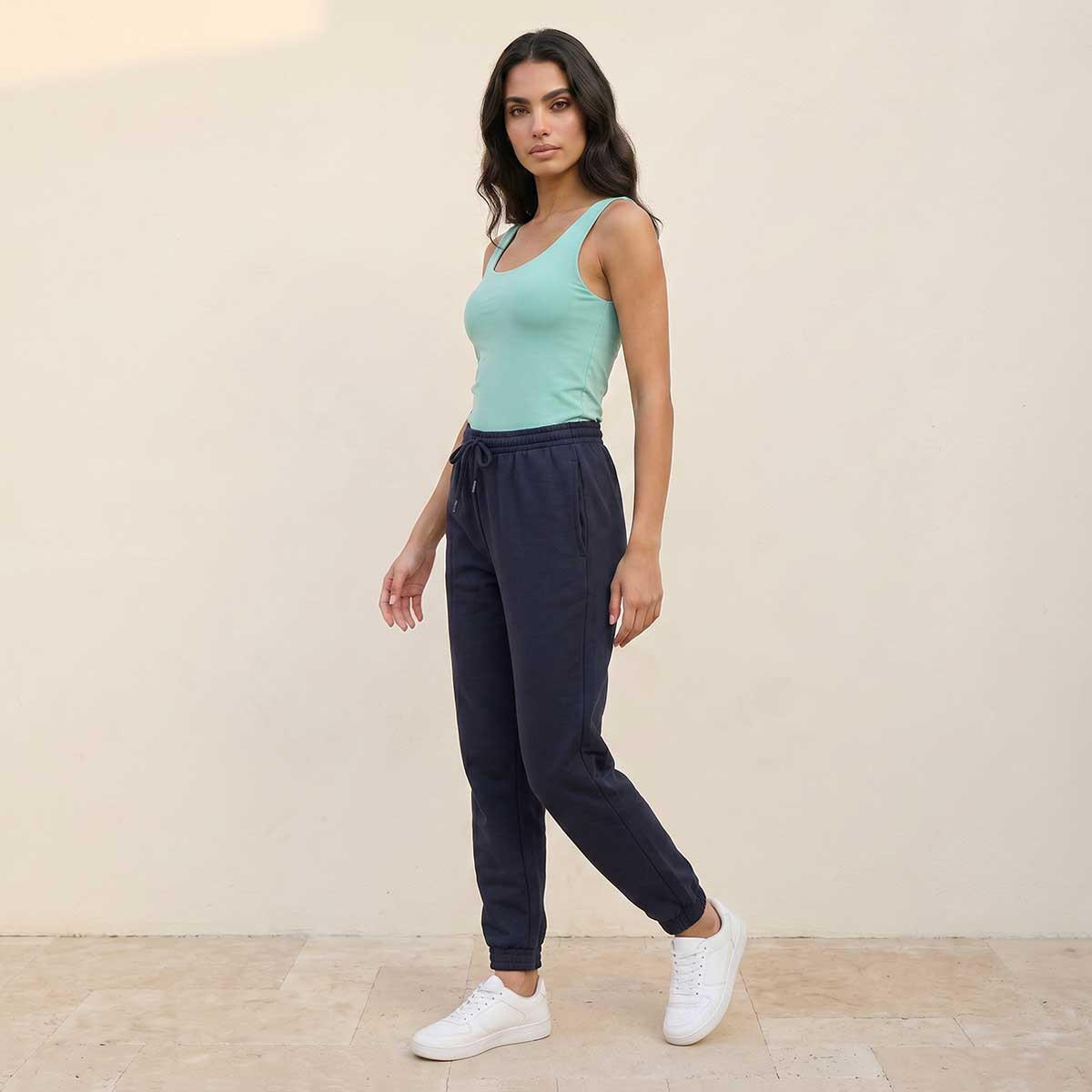Splash Basic Regular Fit Flexi Waist Joggers-women-clothing-bottoms-joggers-image-5
