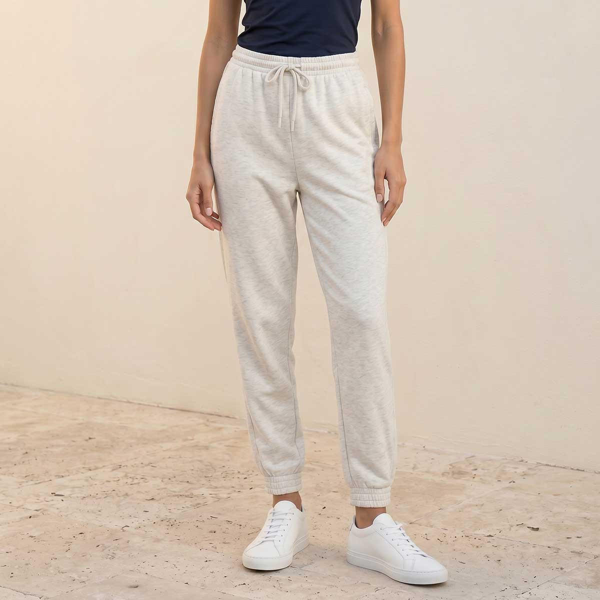 بنطلون جوجر بقصة عادية وخصر مرن من سبلاش بيسك-women-clothing-bottoms-joggers-image-1