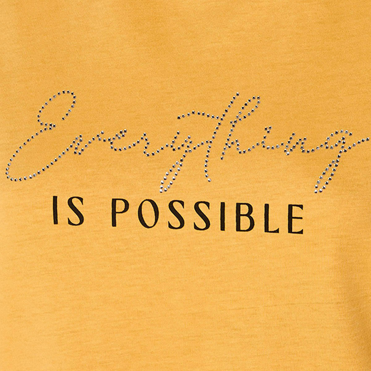 تيشيرت قطن بقصة عادية وطبعة شعار مزينة-women-clothing-tshirts-image-2