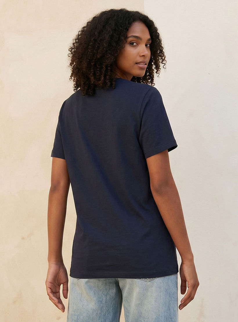 تيشيرت قطن بطبعات من أساسيات سبلاش-women-clothing-tshirts-image-4