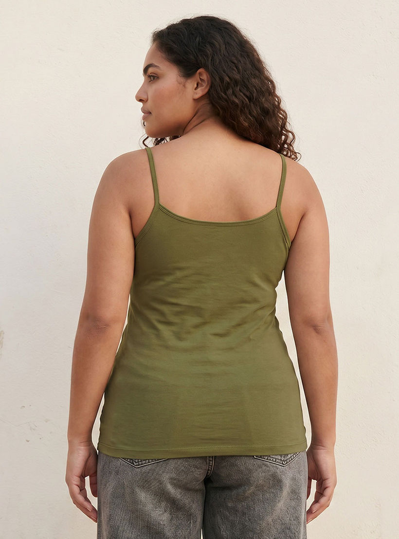 بلوزة بقصة سليم وحمالات رفيعة من سبلاش بيسك-women-clothing-tshirts-image-4