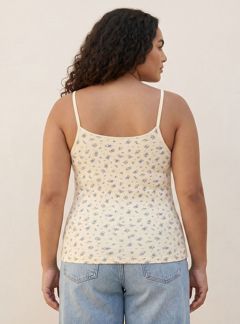 بلوزة بقصة سليم وحمالات رفيعة من سبلاش بيسك-women-clothing-tshirts-image-4