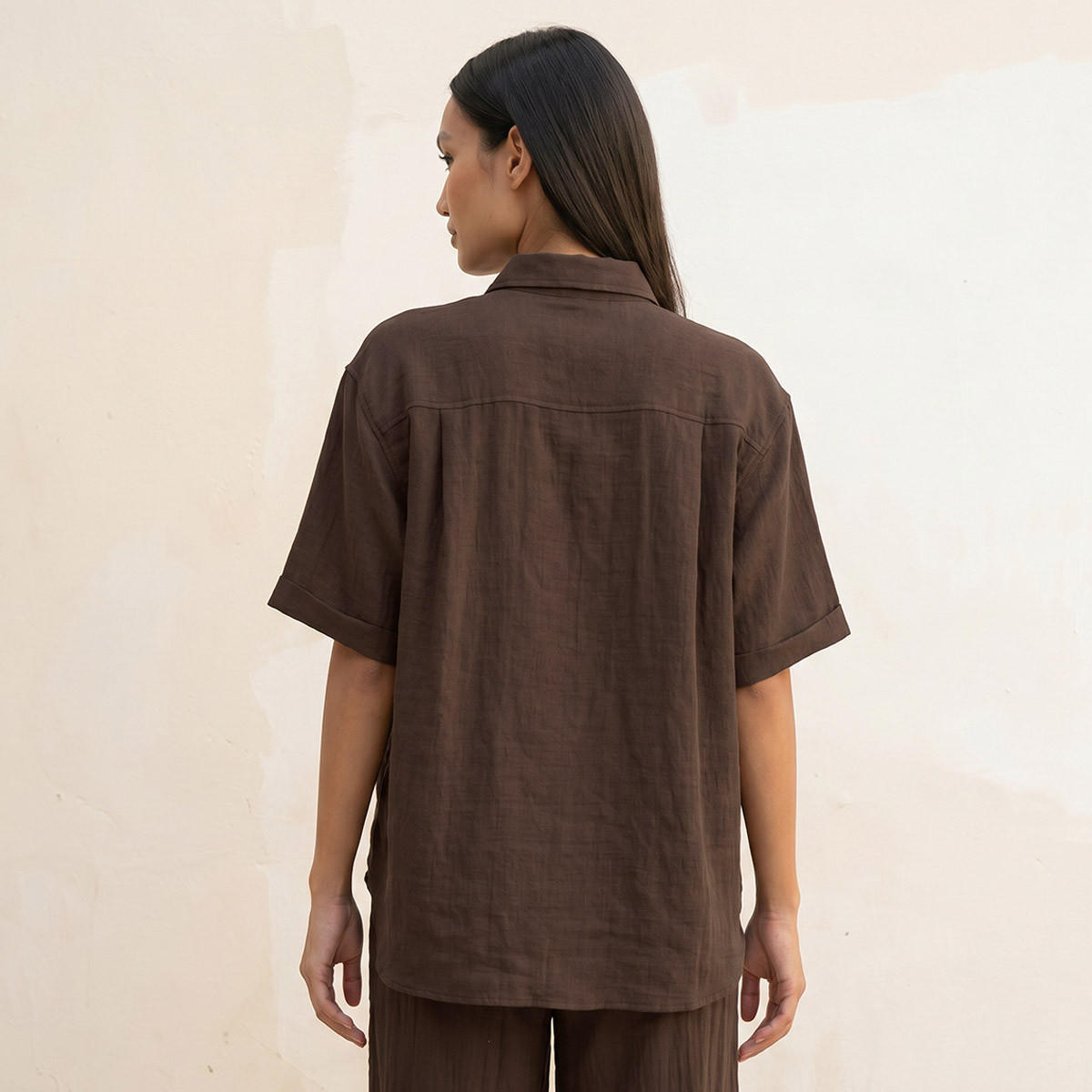 Splash Basic Shirt with Hidden Placket-women-clothing-shirtsandblouses-shirts-image-4