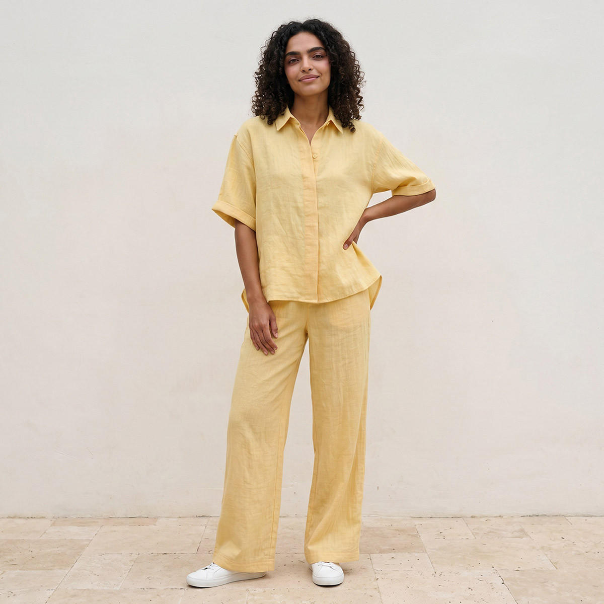 Splash Basic Shirt with Hidden Placket-women-clothing-shirtsandblouses-shirts-image-3