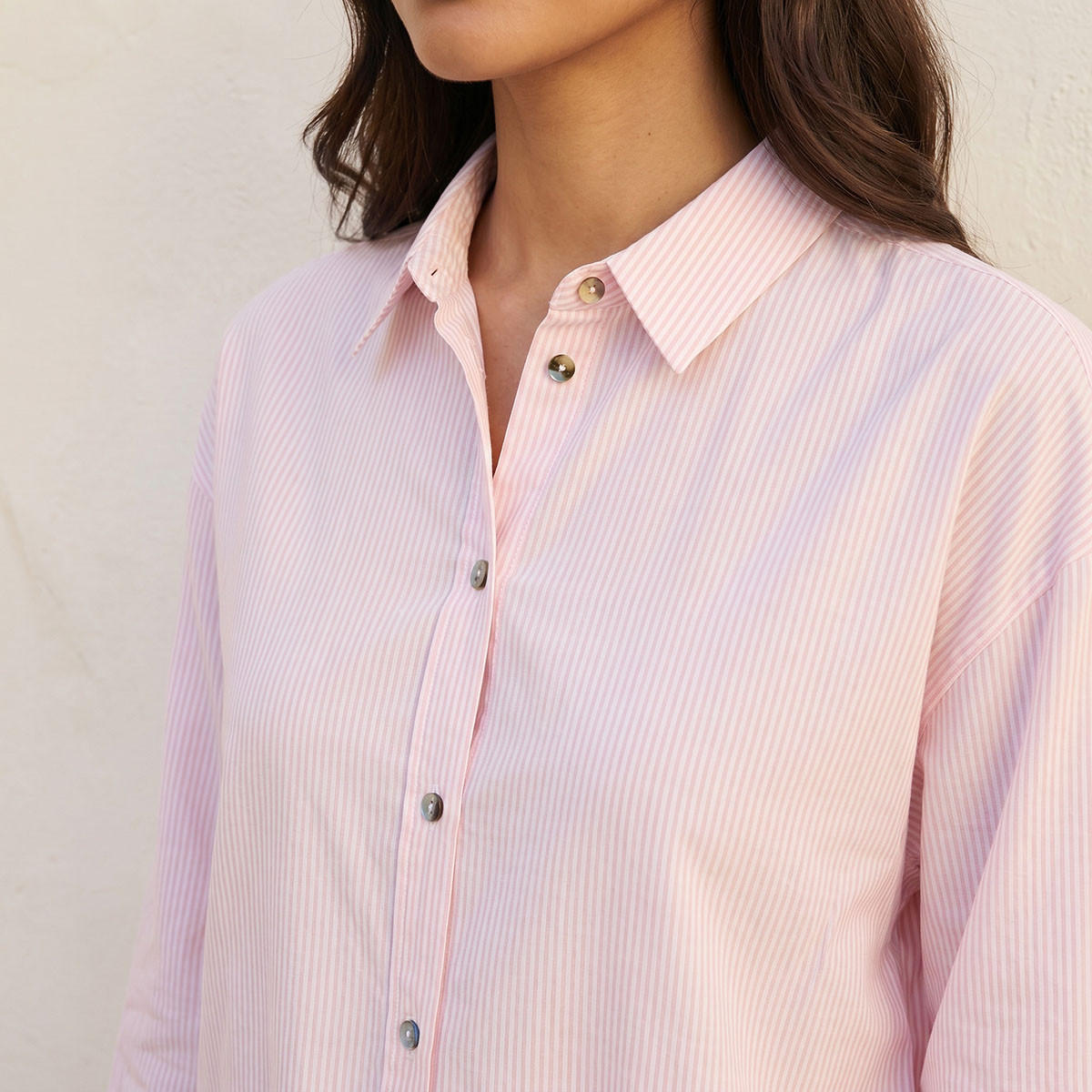 Splash Basic Striped Shirt-women-clothing-shirtsandblouses-shirts-image-6