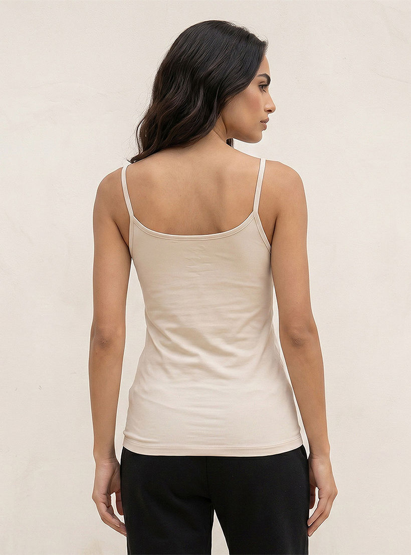 قميص داخلي بقصة عادية وحمالات رفيعة من سبلاش بيسك-women-clothing-tshirts-image-4