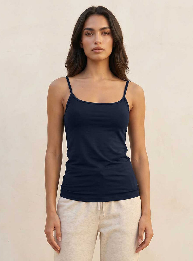 قميص داخلي بقصة عادية وحمالات رفيعة من سبلاش بيسك-women-clothing-tshirts-image-1