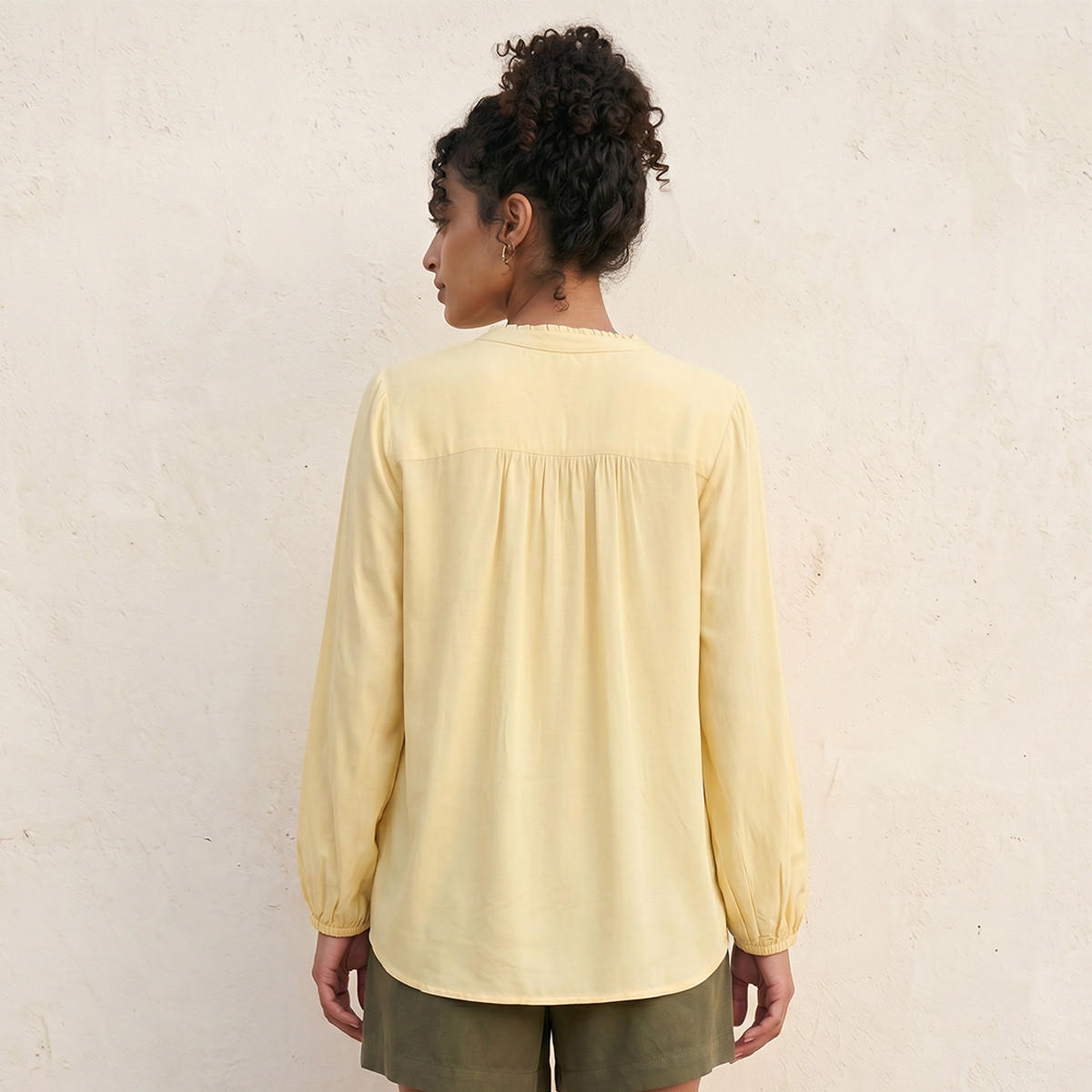Splash Basic Viscose Top High-Low Hem-women-clothing-shirtsandblouses-blouses-image-4