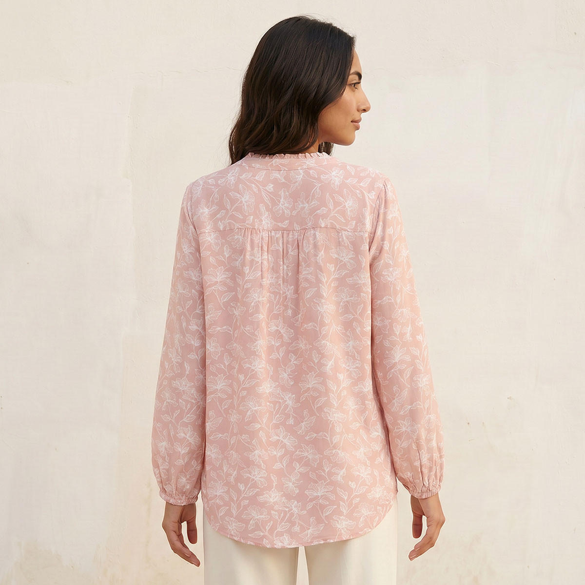 بلوزة فيسكوز ناعمة بطبعة زهور أنيقة من سبلاش-women-clothing-shirtsandblouses-blouses-image-4