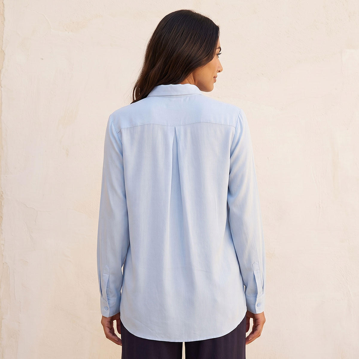 قميص فيسكوز أنيق بكسرة خلفية من سبلاش-women-clothing-shirtsandblouses-shirts-image-4