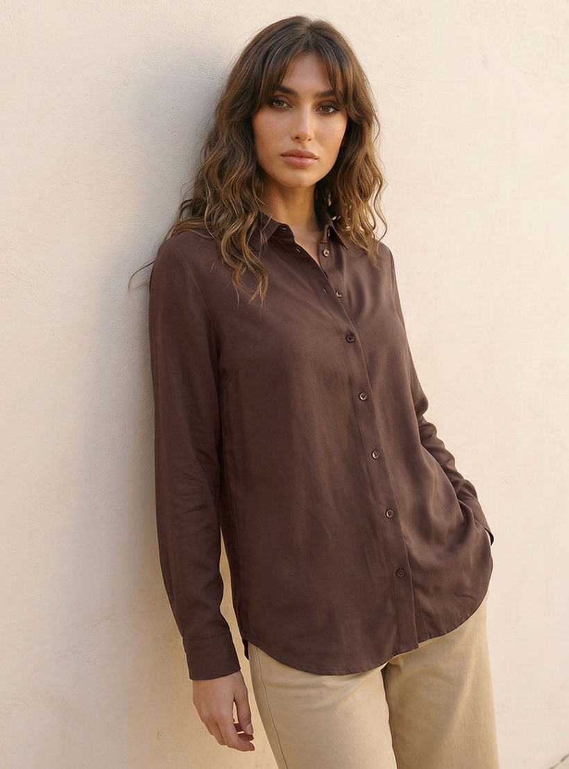قميص فيسكوز أنيق بكسرة خلفية من سبلاش-women-clothing-shirtsandblouses-shirts-image-5