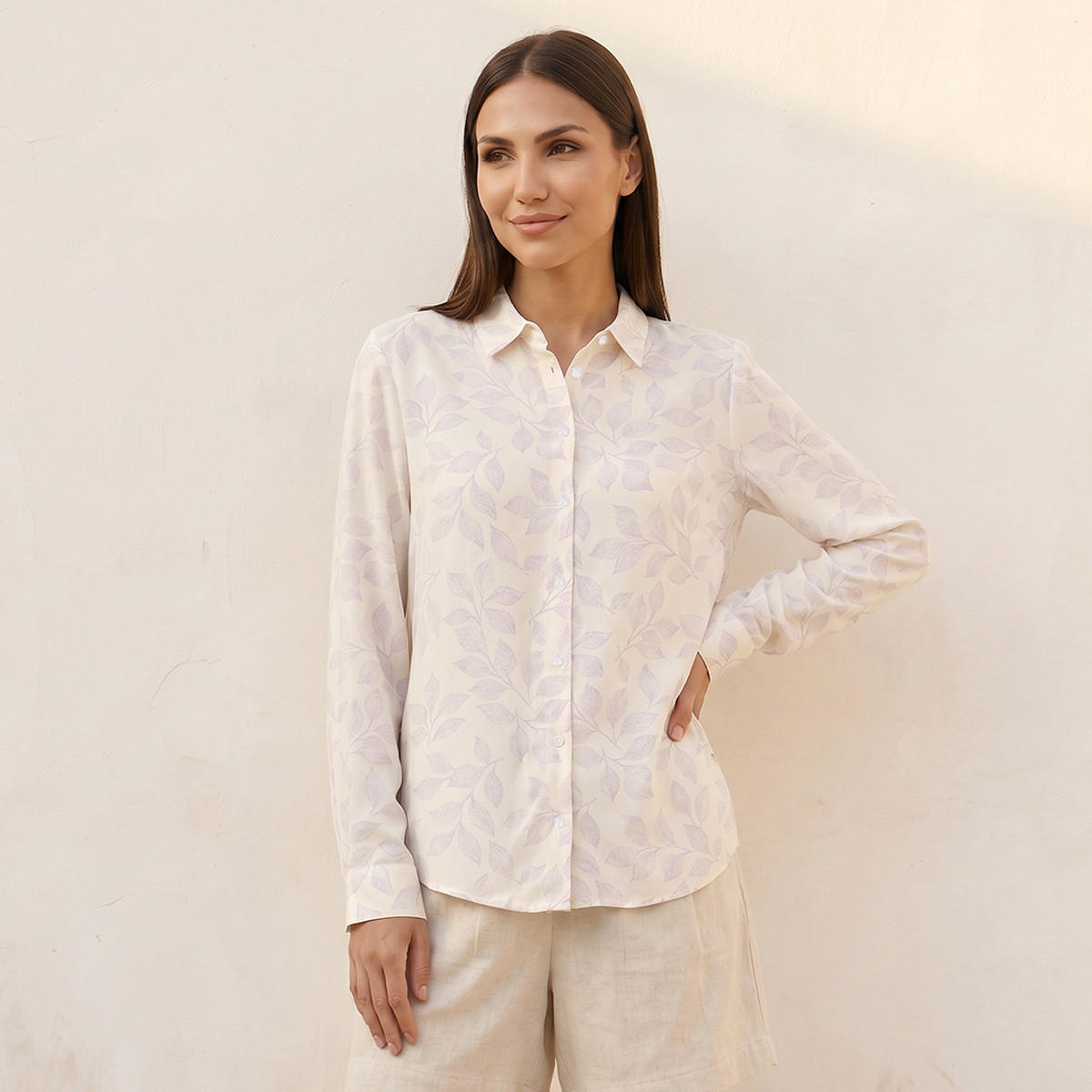 Splash Basic Viscose Printed Shirt-women-clothing-shirtsandblouses-shirts-image-1