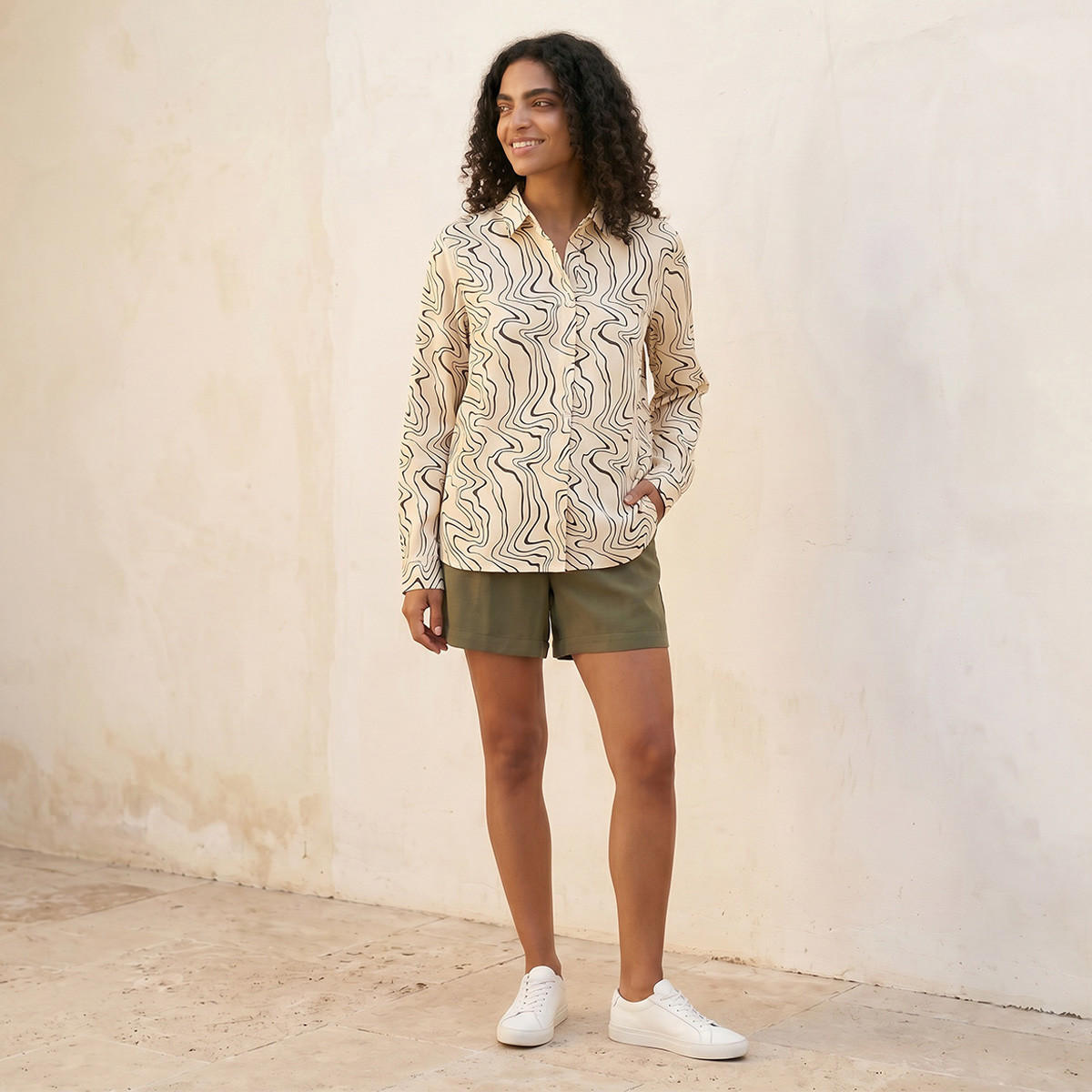 Splash Basic Viscose Printed Shirt-women-clothing-shirtsandblouses-shirts-image-3