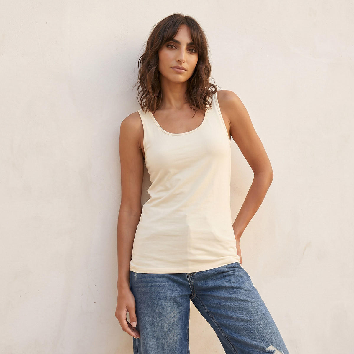 Splash Basic Tank Top with Scoop Neck-women-clothing-tshirts-image-5