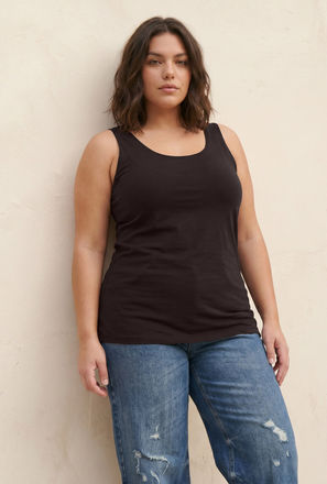 Splash Basic Tank Top with Scoop Neck-women-image-1