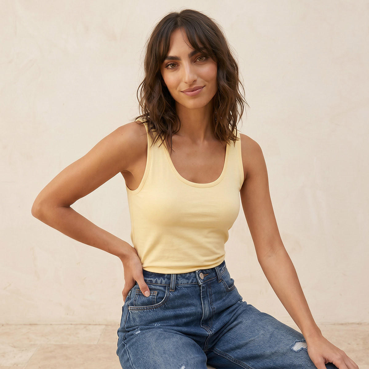 Splash Basic Tank Top with Scoop Neck-women-clothing-tshirts-image-5