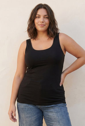 Splash Basic Tank Top with Scoop Neck-women-image-1
