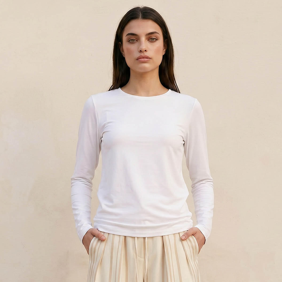 تيشيرت بقصة عادية من سبلاش بيسك-women-clothing-tshirts-image-5