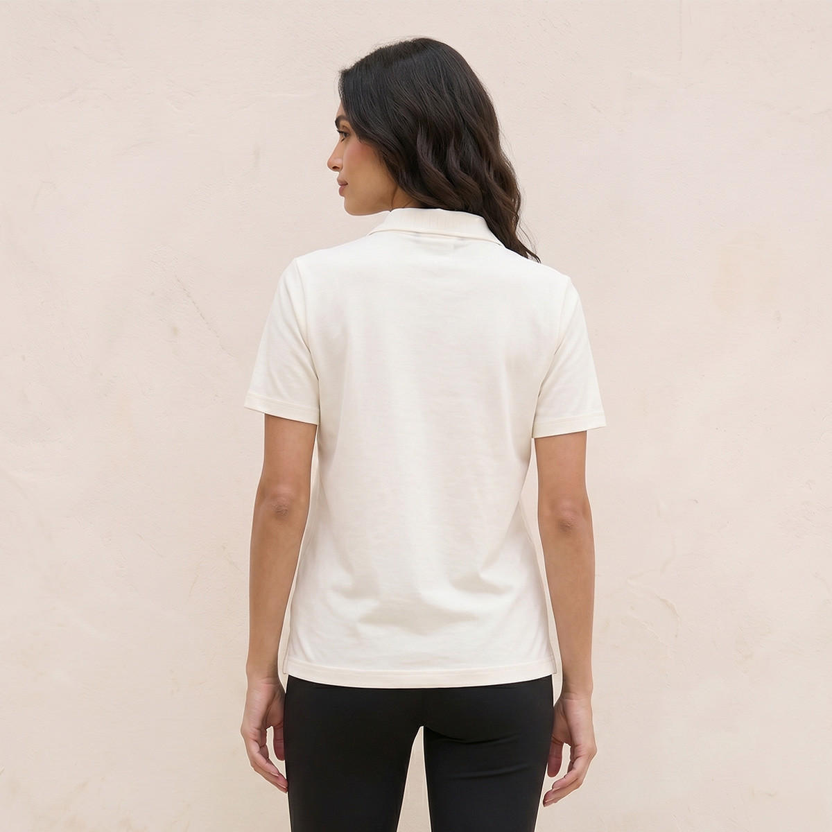 تيشيرت بولو بياقة مضلعة من سبلاش بيسك-women-clothing-tshirts-image-4