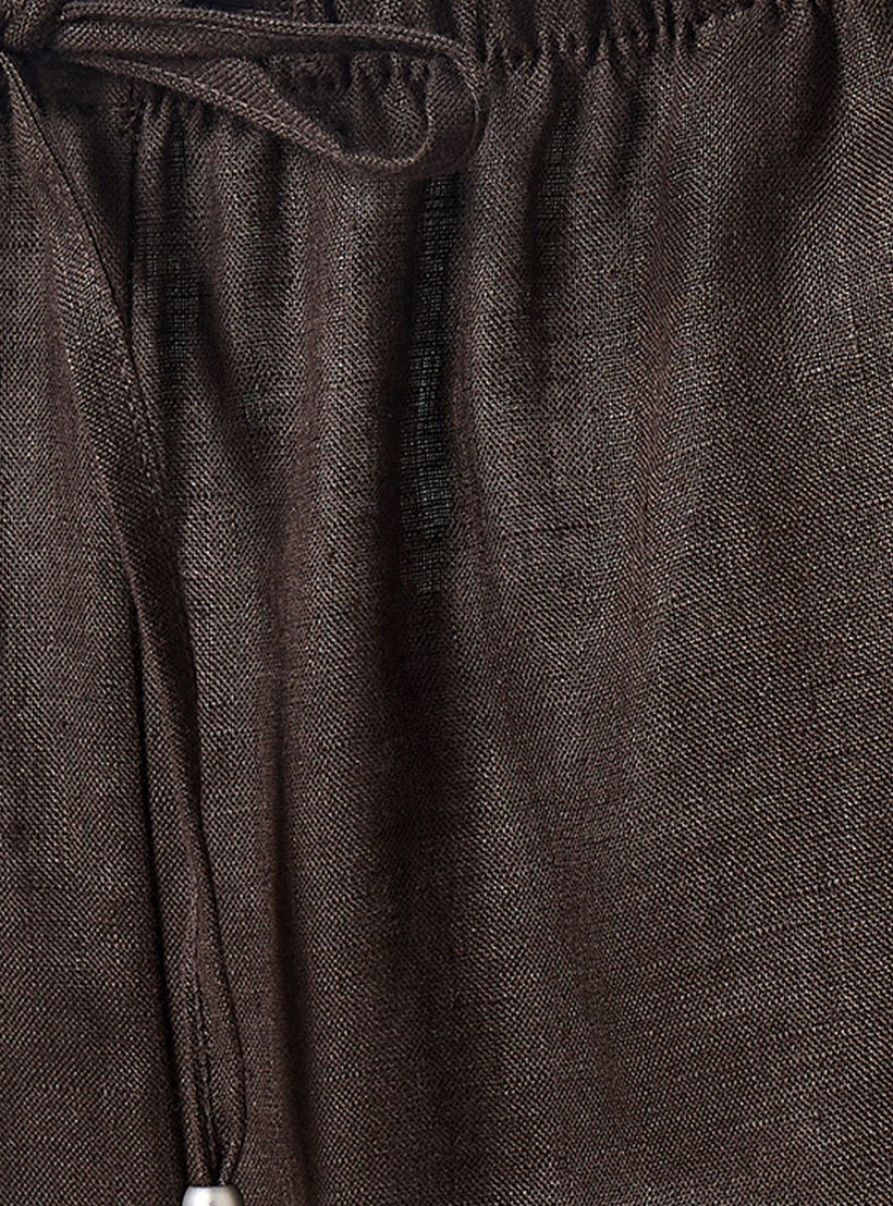 Splash Basic Wide Leg Linen Trousers-women-clothing-trousers-image-2