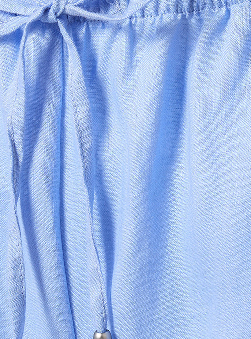 Splash Basic Wide Leg Linen Trousers-women-clothing-trousers-image-2