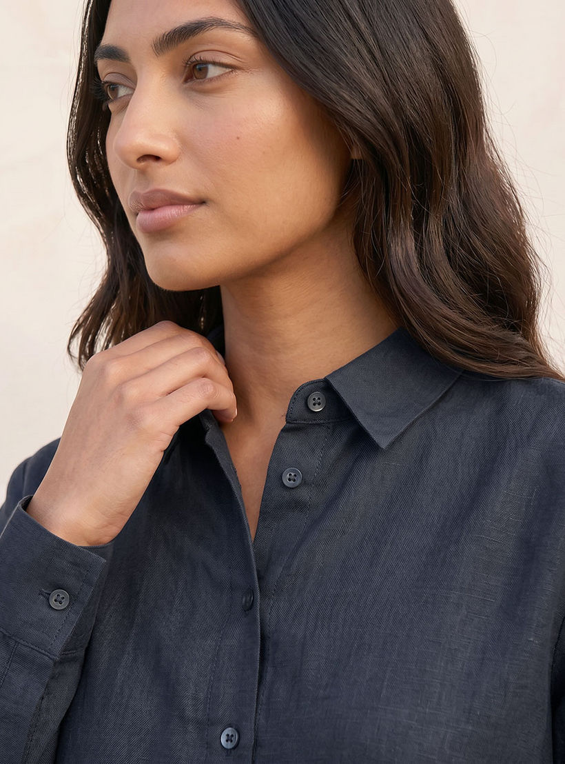Splash Basic Collared Linen Shirt-women-clothing-shirtsandblouses-shirts-image-6