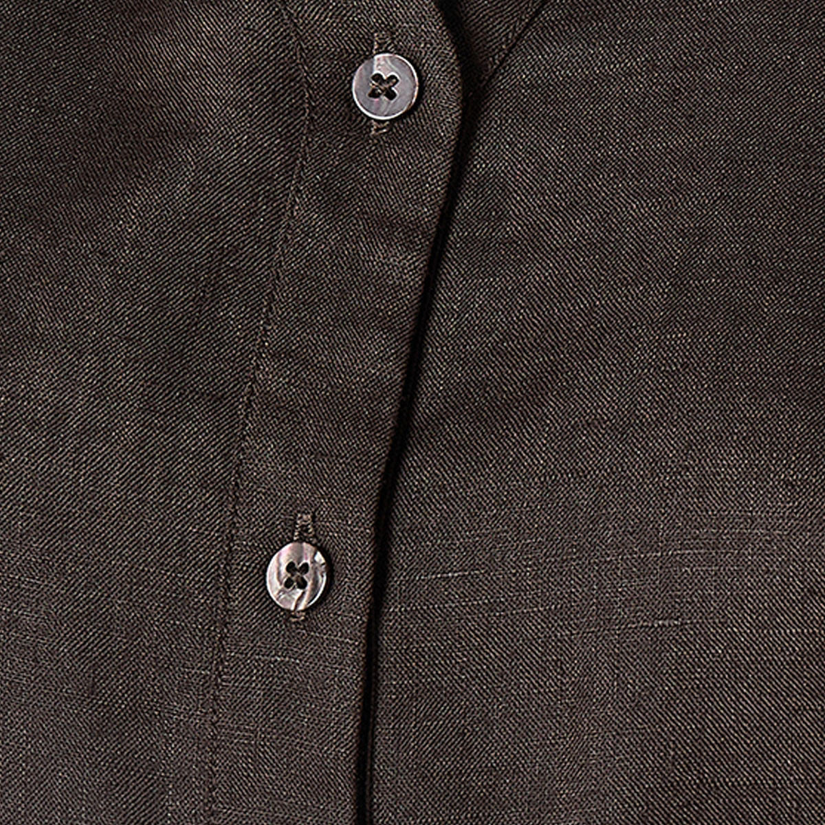 Splash Basic Collared Linen Shirt with Tab Sleeves-women-clothing-shirtsandblouses-shirts-image-2