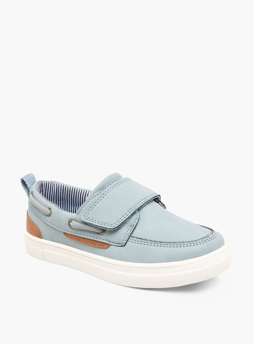 حذاء سهل الارتداء بألواح وشريط لاصق من جونيورز-boys-shoes-loafers-image-2