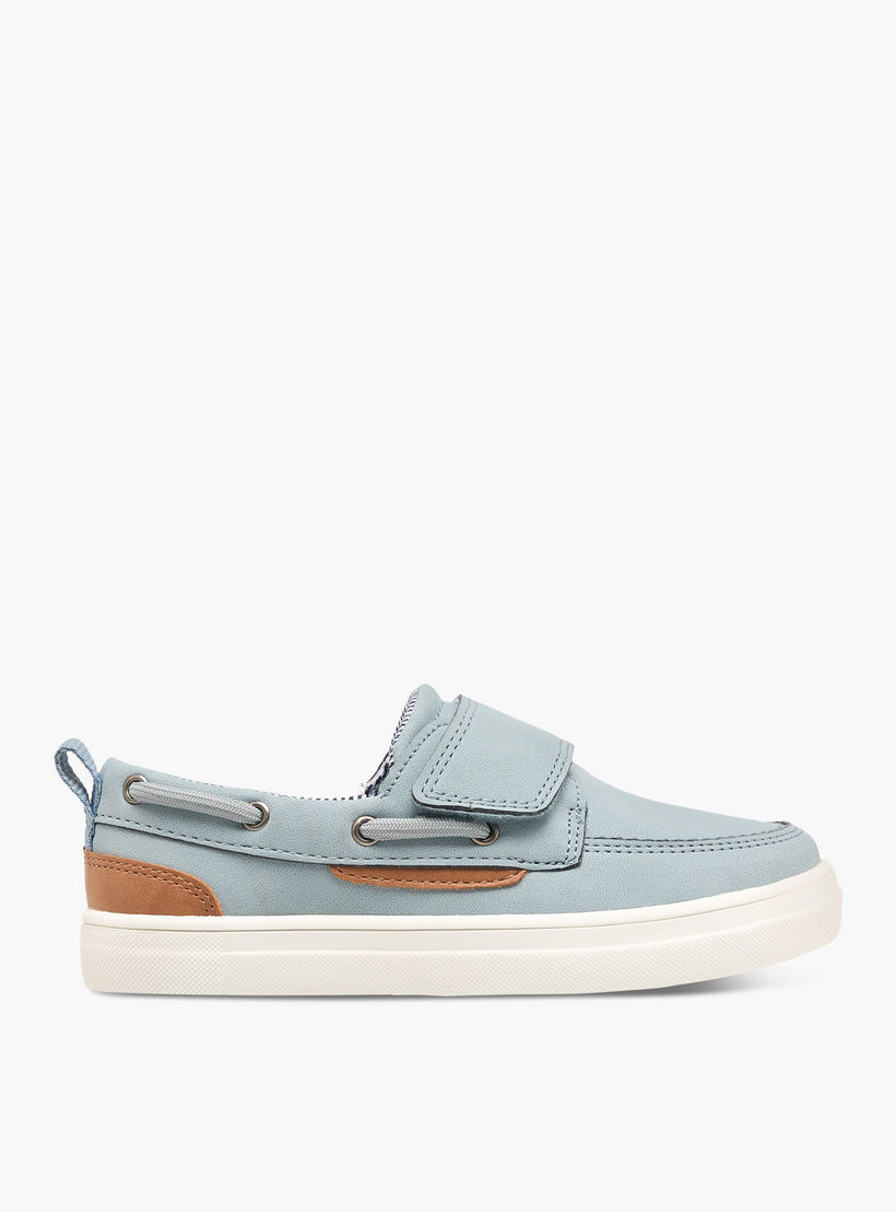 حذاء سهل الارتداء بألواح وشريط لاصق من جونيورز-boys-shoes-loafers-image-3