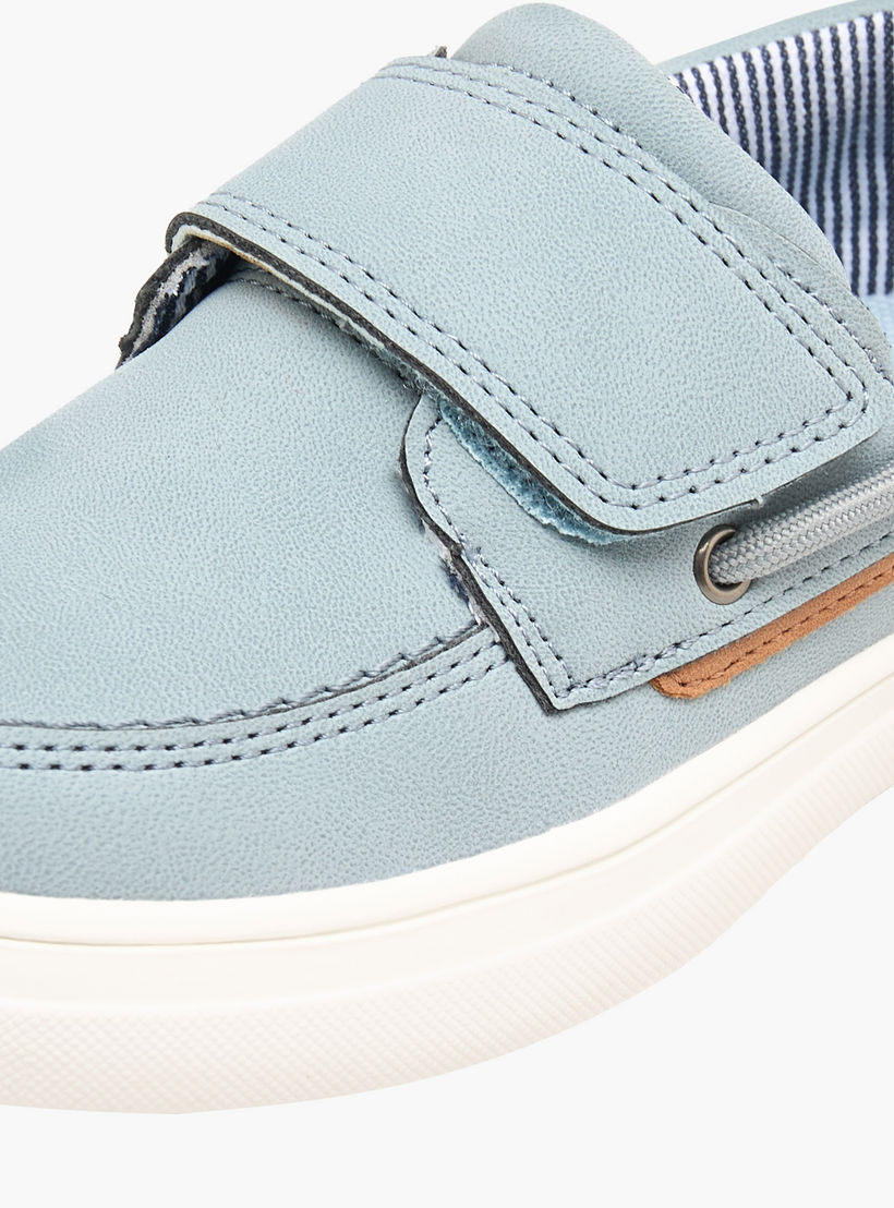 حذاء سهل الارتداء بألواح وشريط لاصق من جونيورز-boys-shoes-loafers-image-4