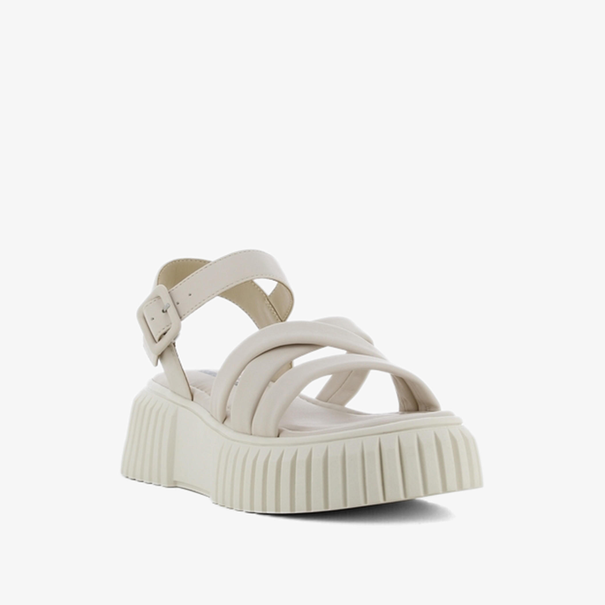 SJ Women's Solid Cross-Strap Sandals with Buckle Closure-women-shoes-flats-sandals-image-1