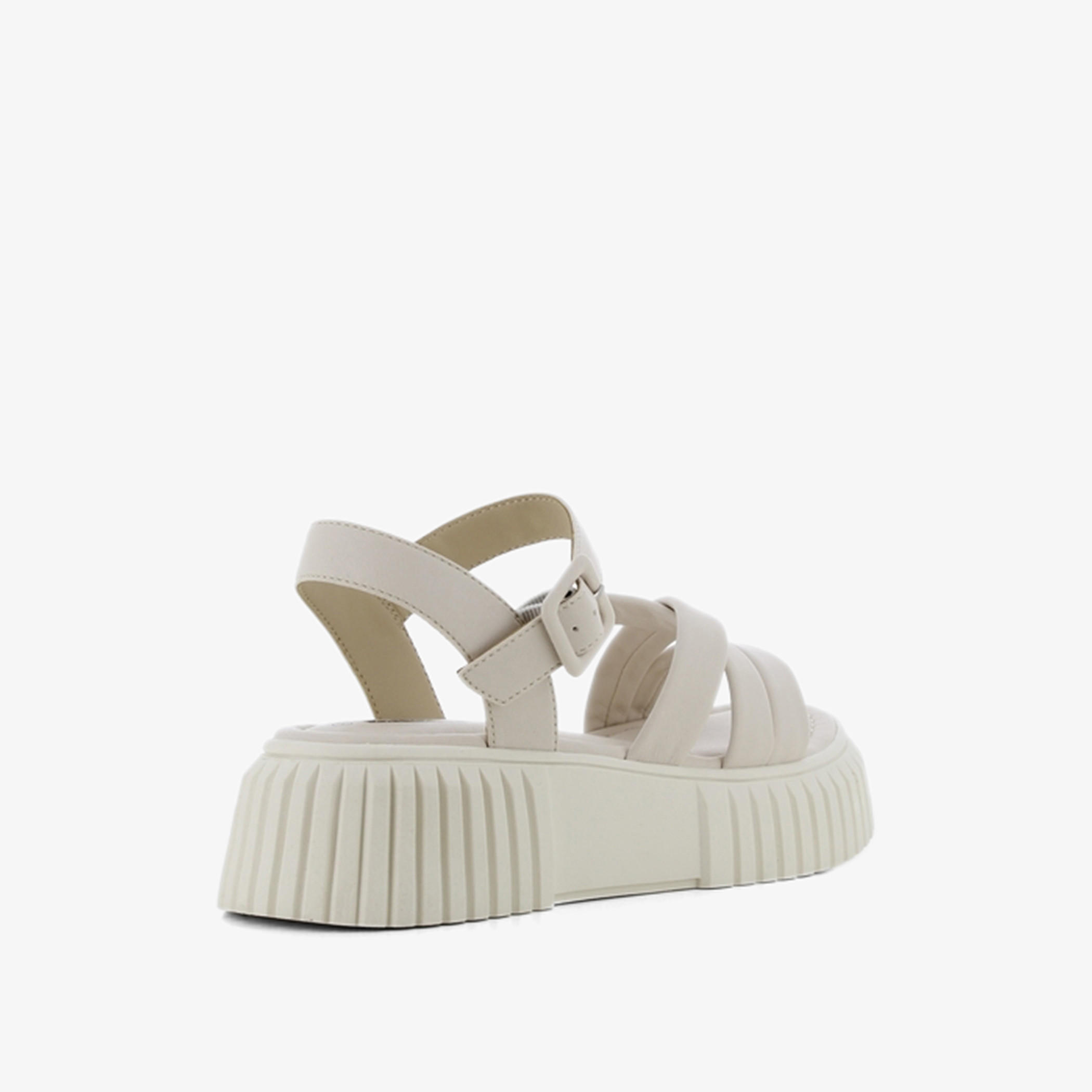 SJ Women's Solid Cross-Strap Sandals with Buckle Closure-women-shoes-flats-sandals-image-3