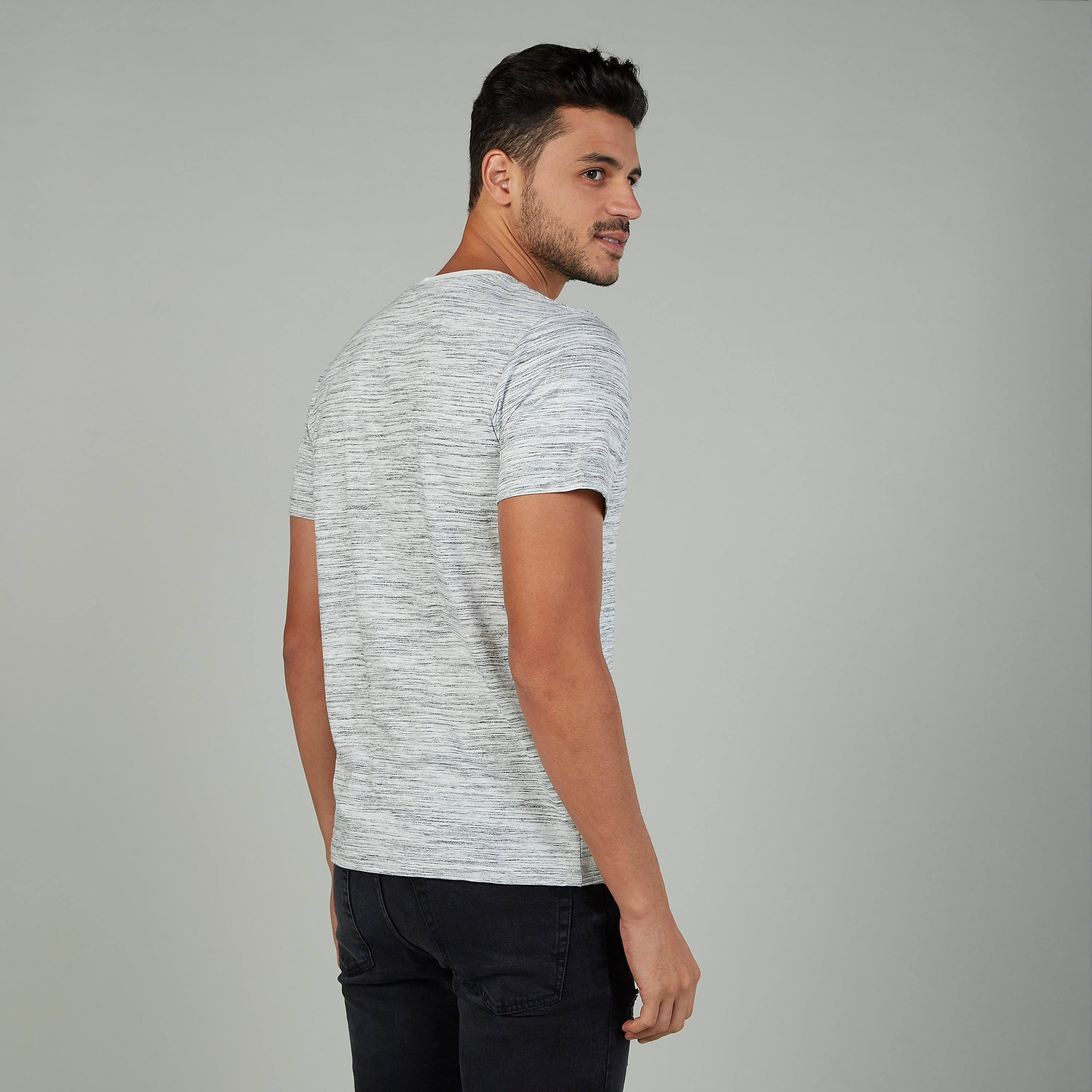 Bossini Printed T-shirt with Round Neck and Short Sleeves-men-clothing-tshirtsandpolos-tshirts-image-4
