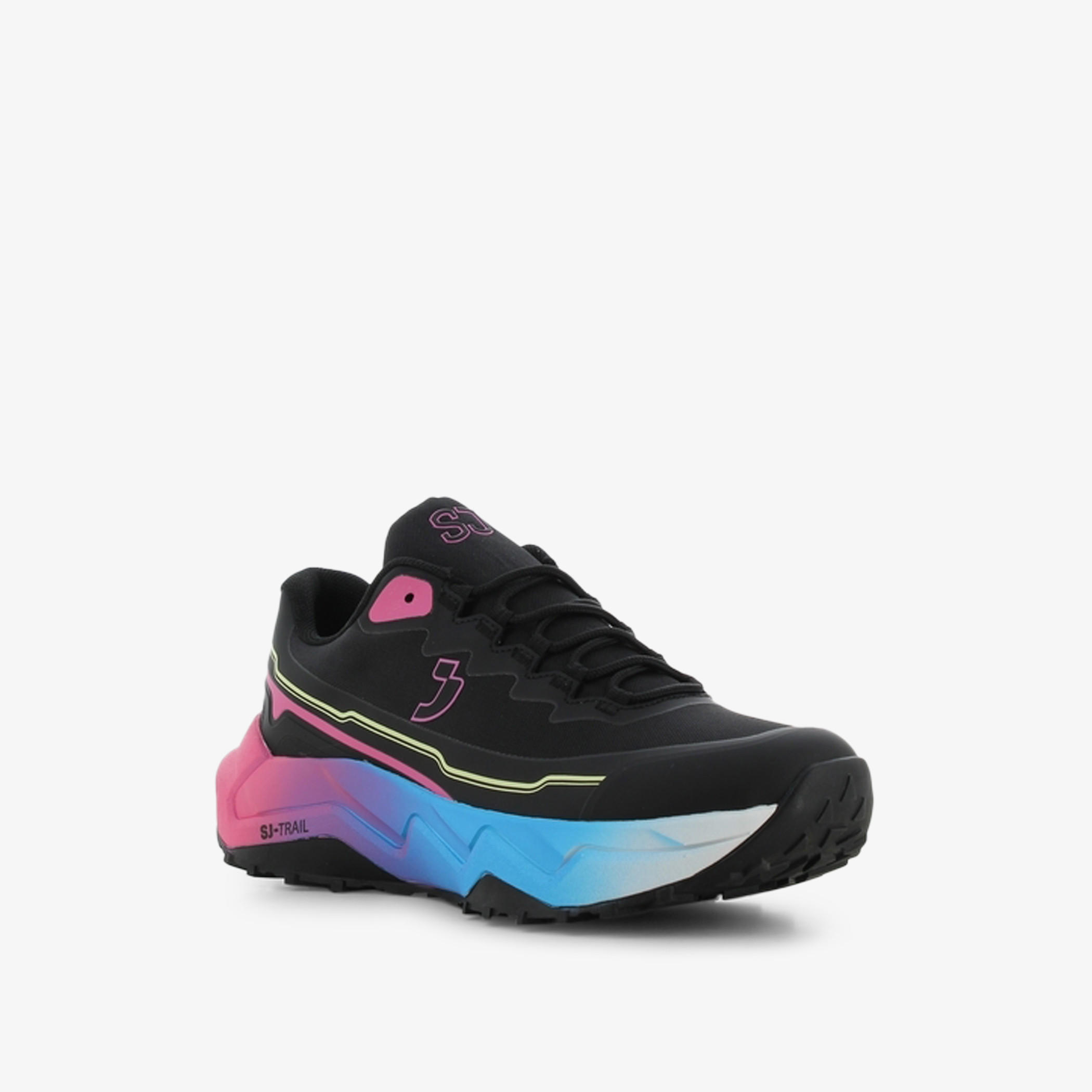 حذاء سنيكرز بكاحل منخفض وقوالب ملونة ورباط إغلاق للنساء من إس جي-women-shoes-sneakers-image-1