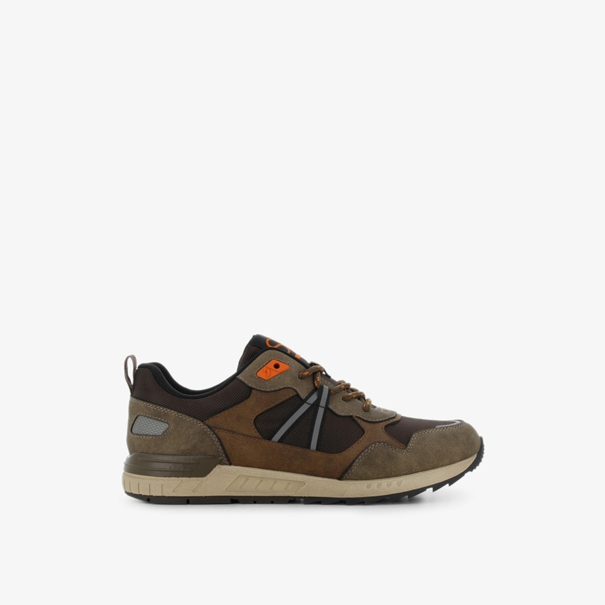 SJ Men's Panelled Lace-Up Low Ankle Sneakers-men-shoes-sneakers-image-2
