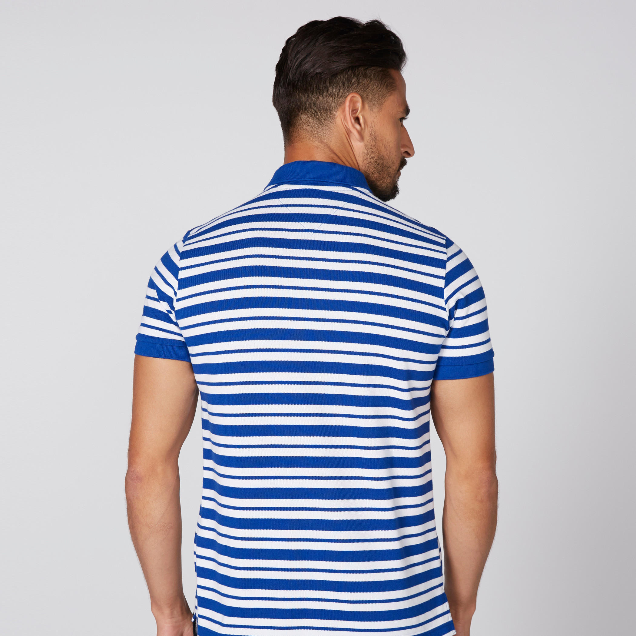 تيشيرت مقلّم بياقة بولو وأكمام قصيرة-men-clothing-tshirtsandpolos-polos-image-4