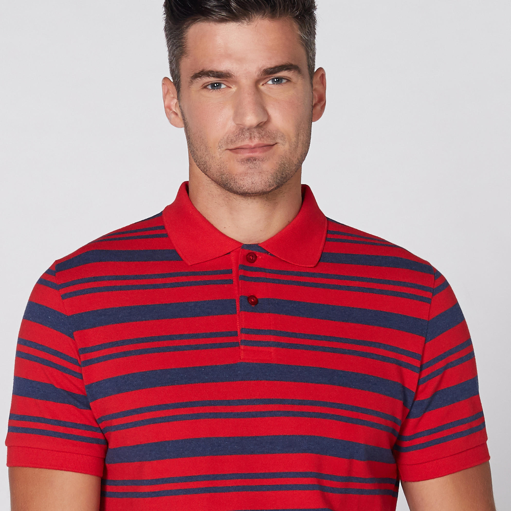 تيشيرت مقلّم بياقة بولو وأكمام قصيرة-men-clothing-tshirtsandpolos-tshirts-image-3