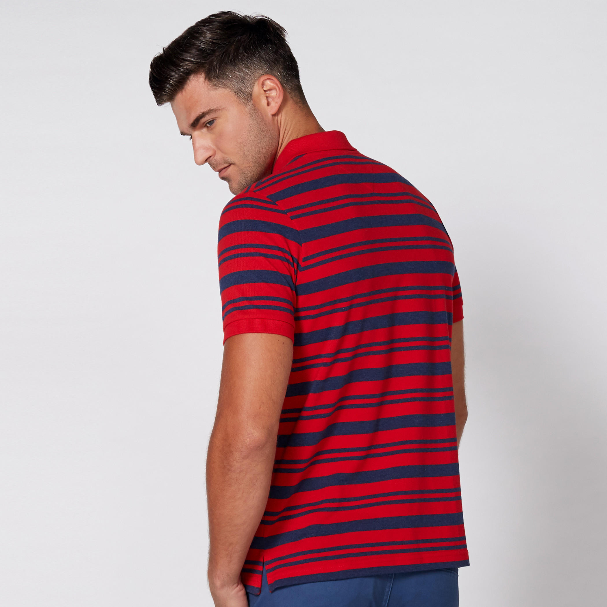 تيشيرت مقلّم بياقة بولو وأكمام قصيرة-men-clothing-tshirtsandpolos-tshirts-image-4