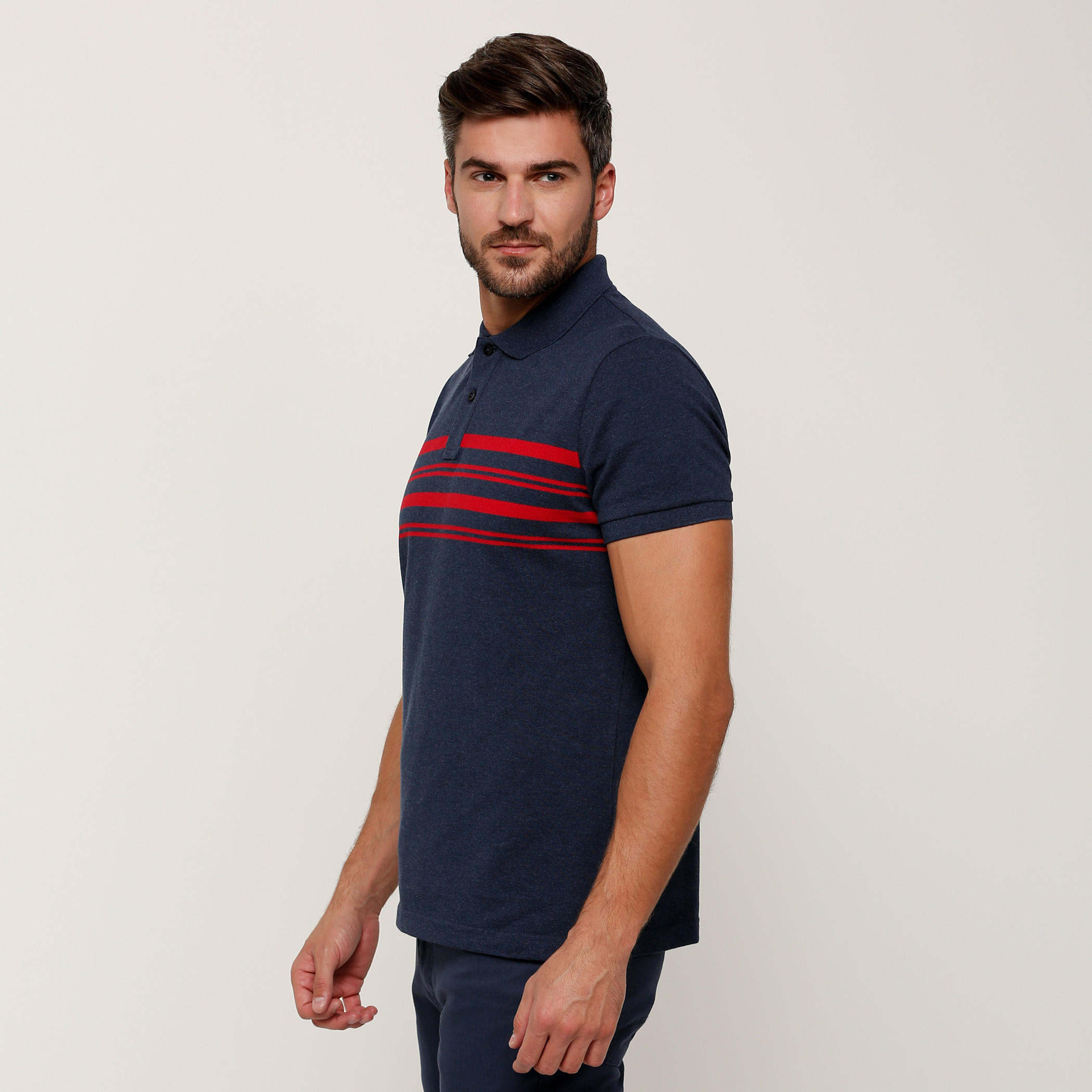 تيشيرت مقلّم بياقة بولو وأكمام قصيرة-men-clothing-tshirtsandpolos-tshirts-image-3
