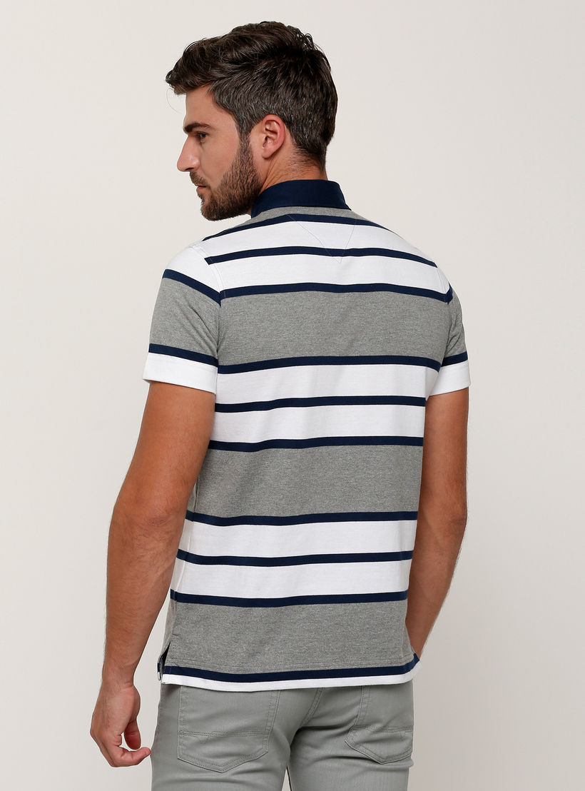 تيشيرت مقلّم بياقة بولو وأكمام قصيرة-men-clothing-tshirtsandpolos-tshirts-image-4