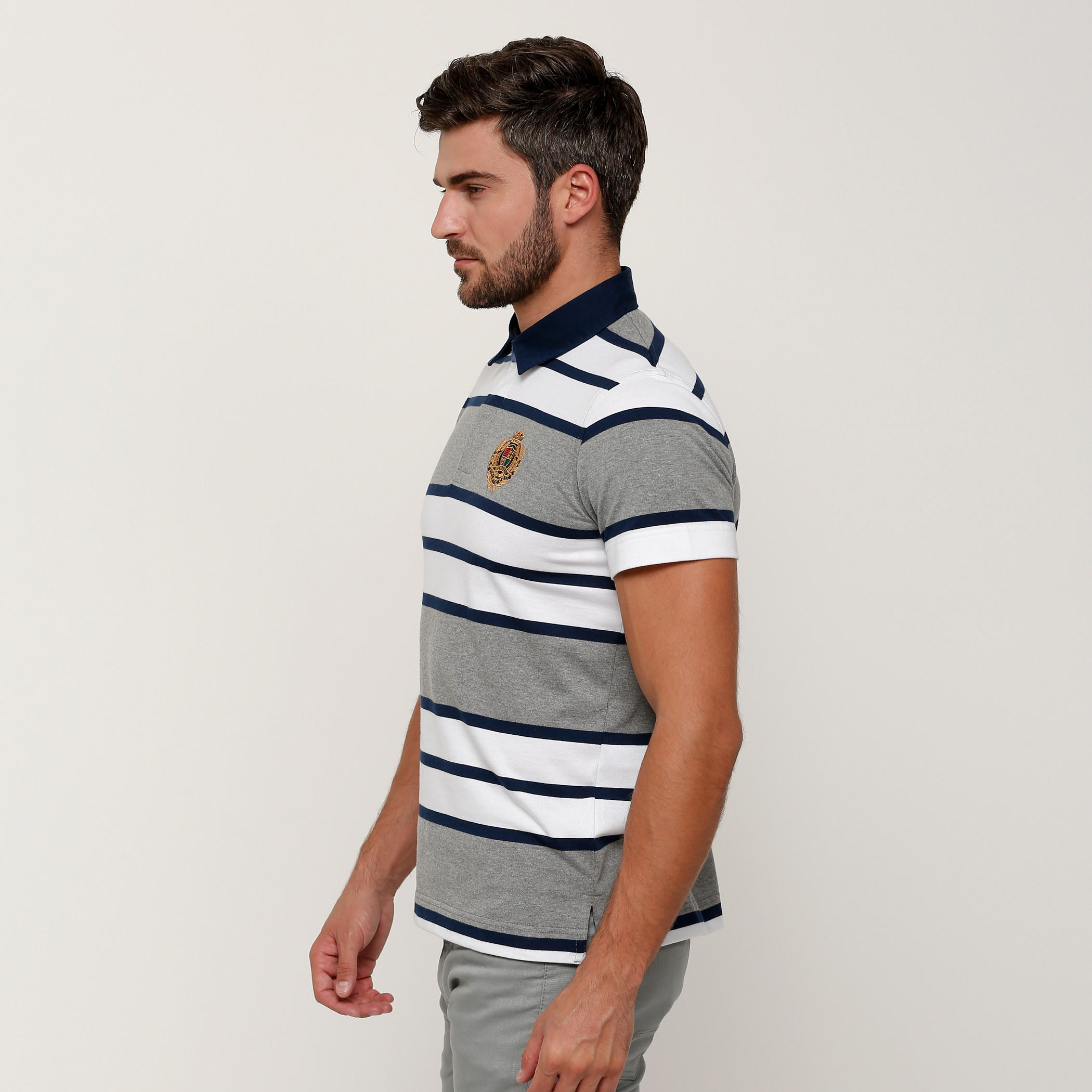 تيشيرت مقلّم بياقة بولو وأكمام قصيرة-men-clothing-tshirtsandpolos-tshirts-image-3
