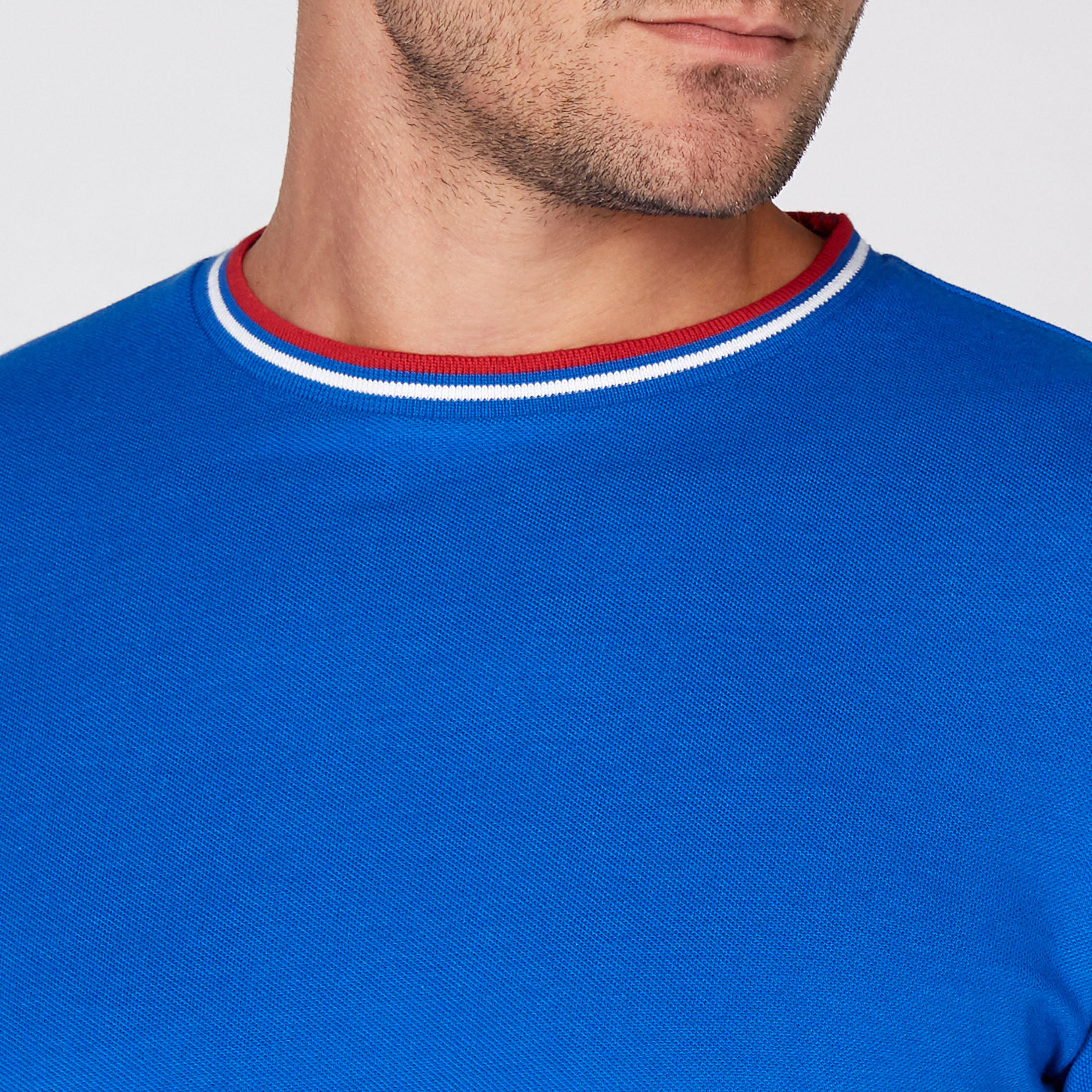 Round Neck T-Shirt with Short Sleeves-men-clothing-tshirtsandpolos-tshirts-image-3