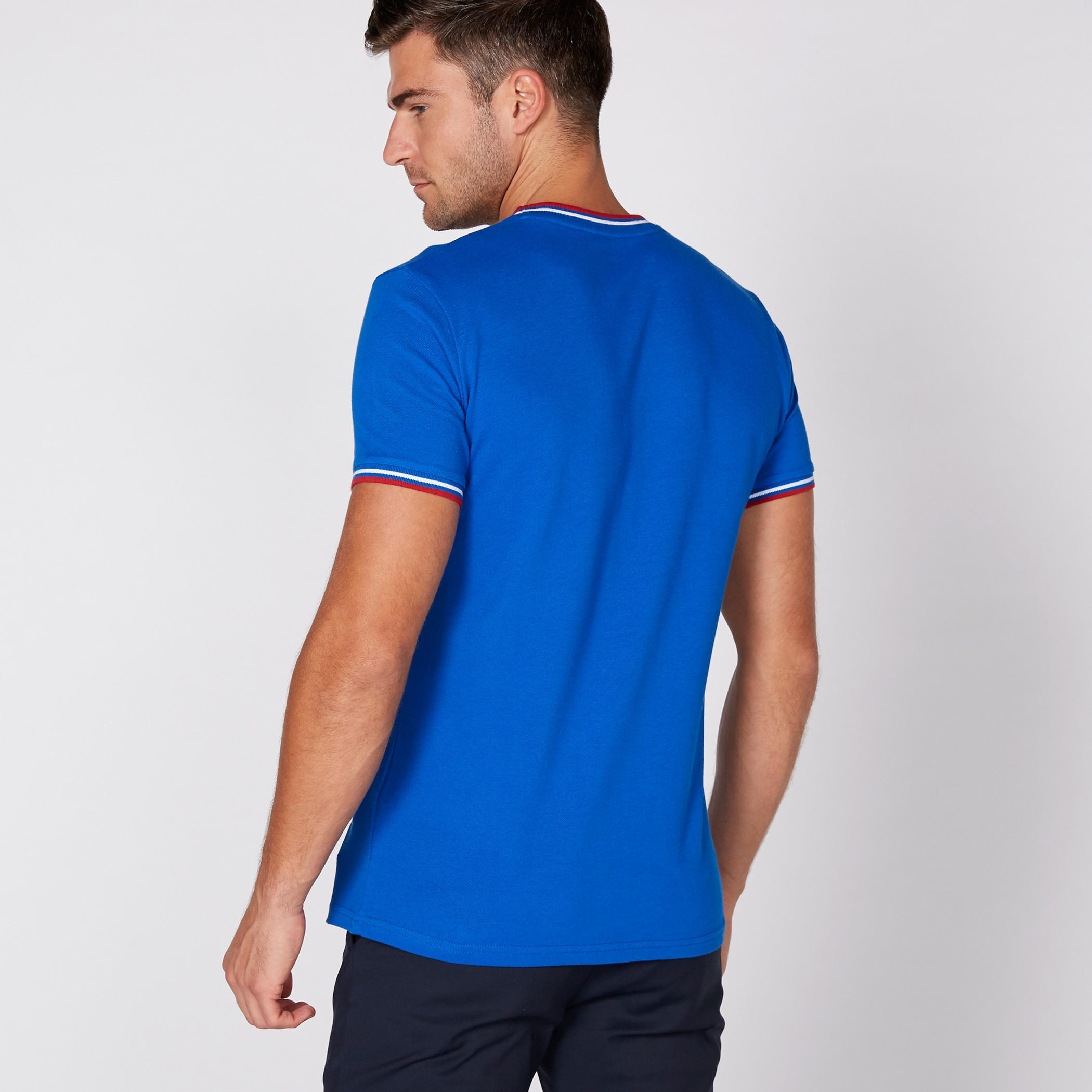 Round Neck T-Shirt with Short Sleeves-men-clothing-tshirtsandpolos-tshirts-image-4