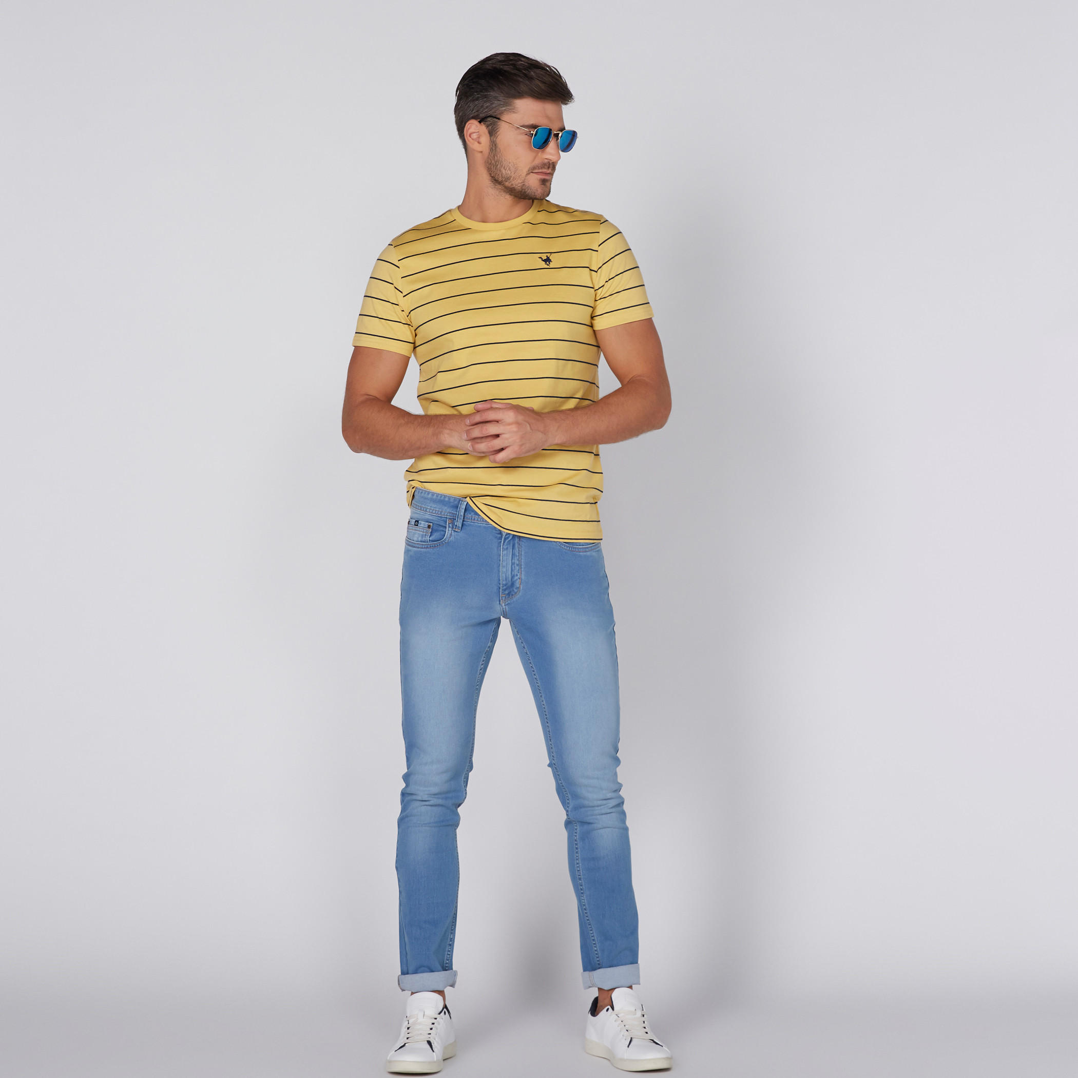 Striped T-Shirt with Short Sleeves-men-clothing-tshirtsandpolos-tshirts-image-1