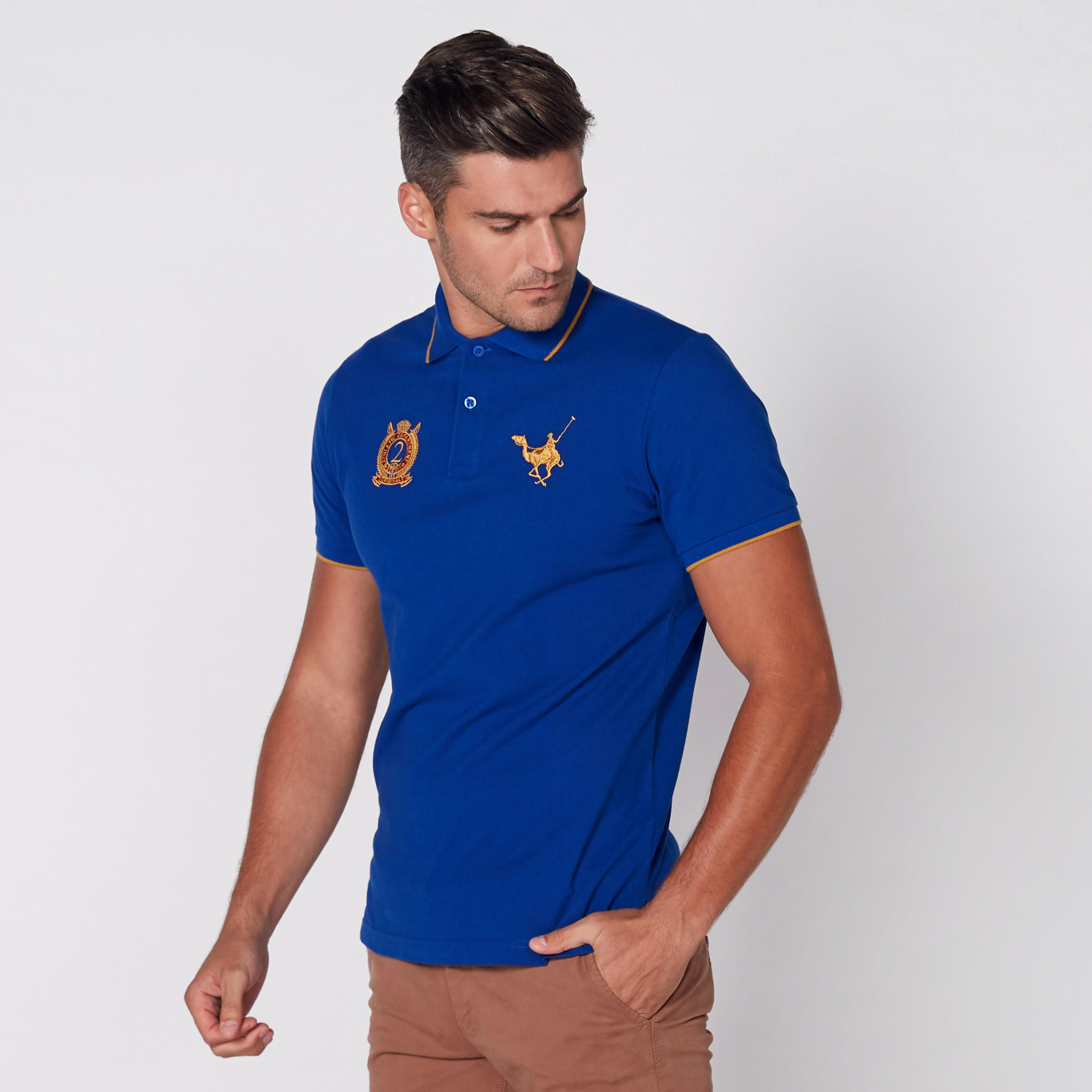 تيشيرت مطرّز بياقة بولو وأكمام قصيرة-men-clothing-tshirtsandpolos-tshirts-image-2