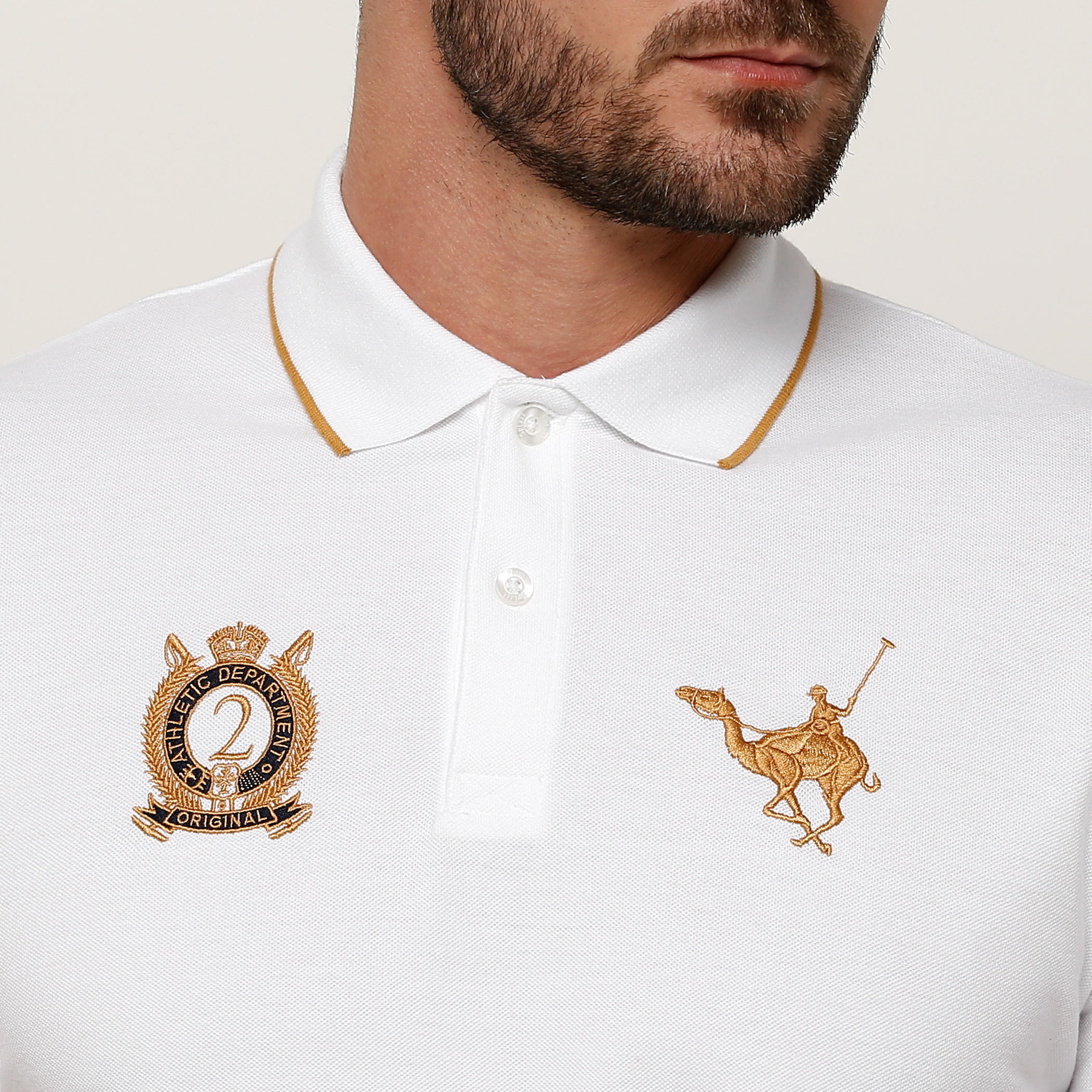 تيشيرت مطرّز بياقة بولو وأكمام قصيرة-men-clothing-tshirtsandpolos-tshirts-image-4