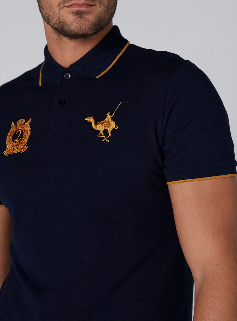 Short Sleeves Polo Neck T-Shirt with Embroidered Detail-men-clothing-tshirtsandpolos-tshirts-image-3