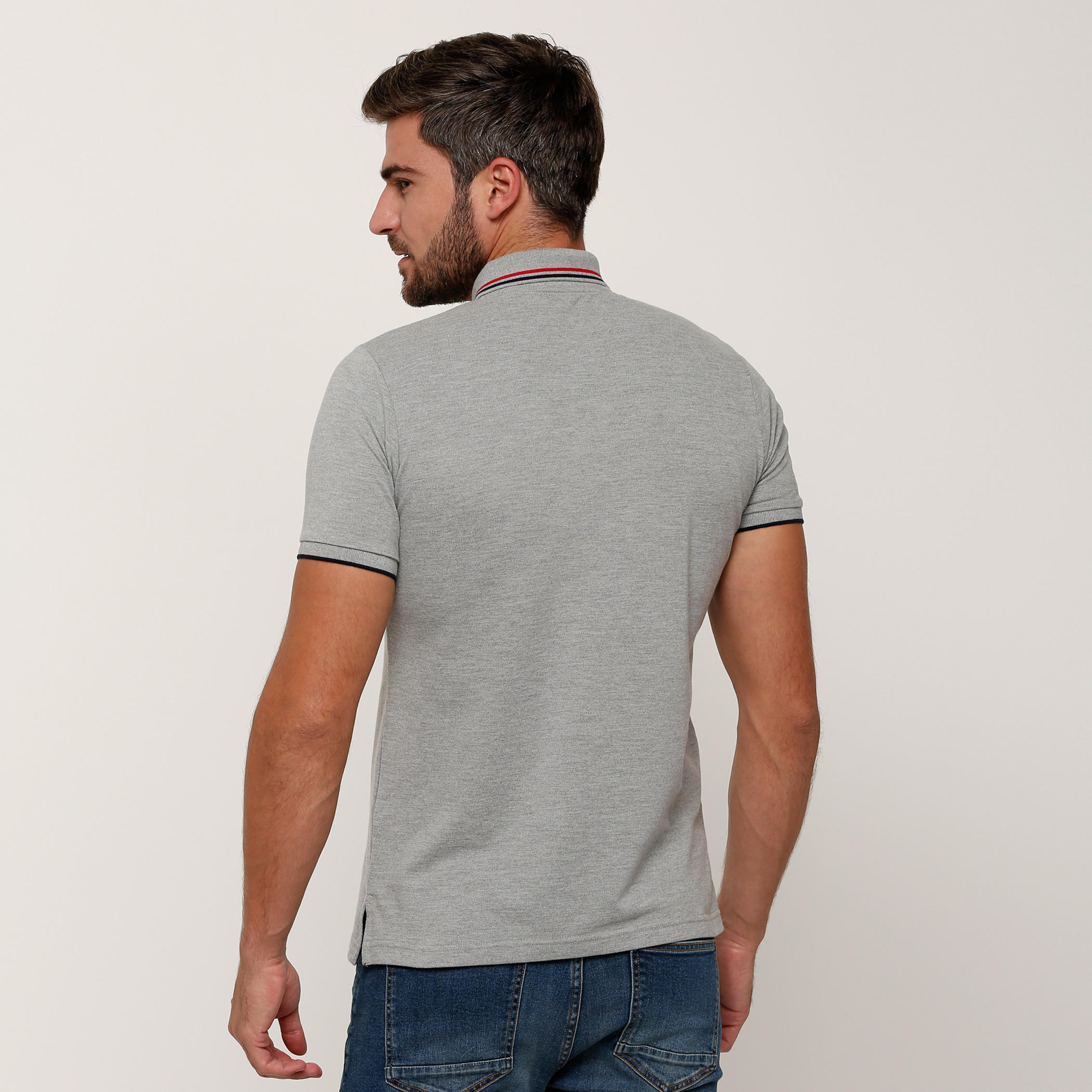 تيشيرت مطرّز بياقة بولو وأكمام قصيرة-men-clothing-tshirtsandpolos-tshirts-image-2