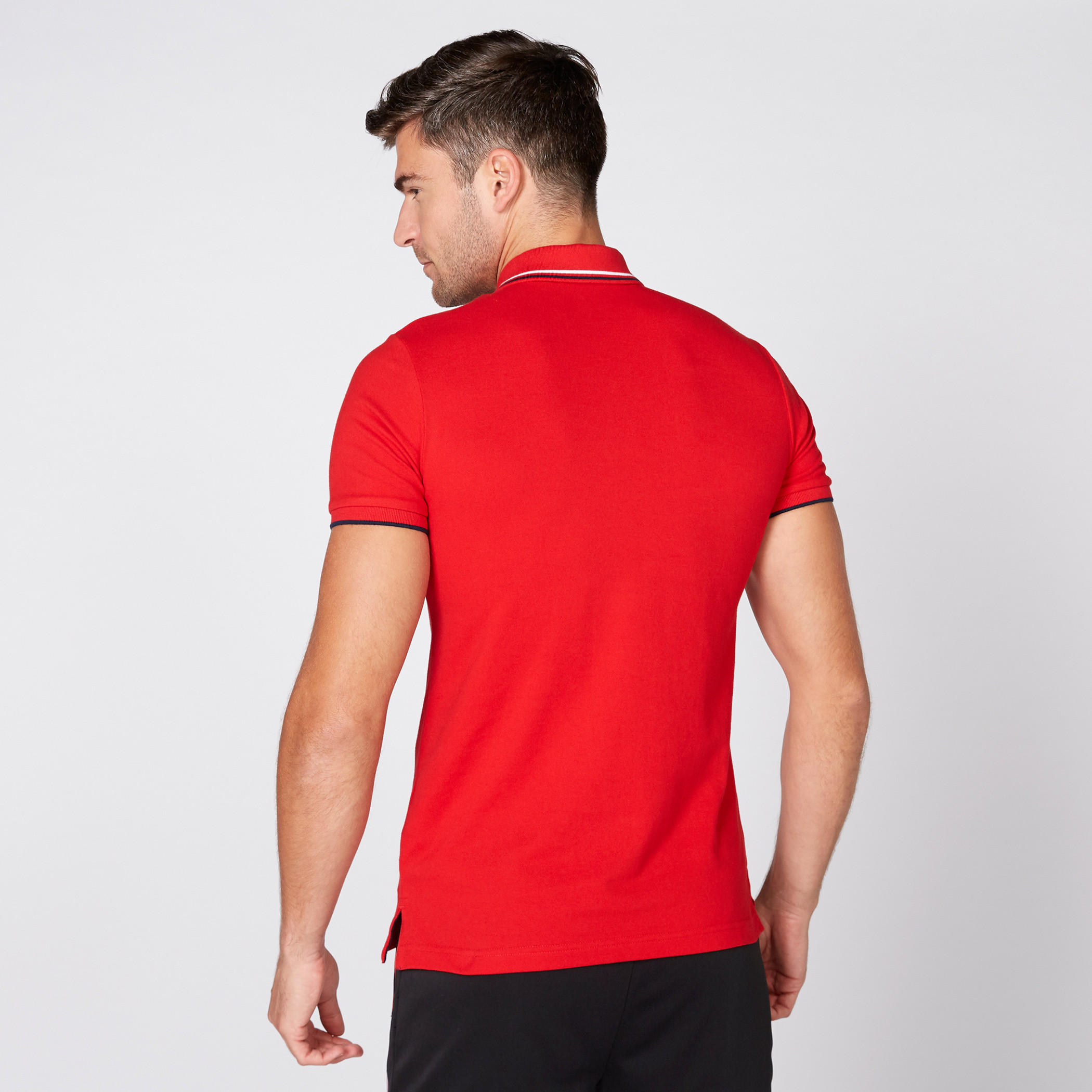 تيشيرت مطرّز بياقة بولو وأكمام قصيرة-men-clothing-tshirtsandpolos-tshirts-image-4